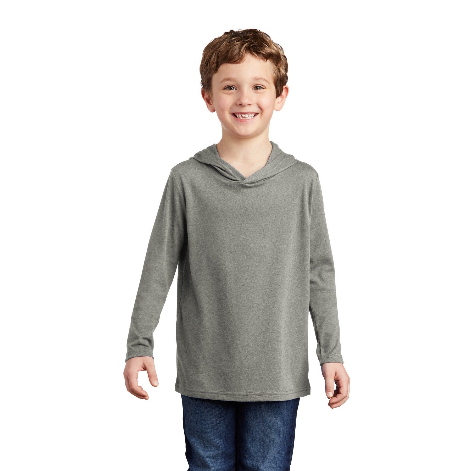 District-District ® Youth Perfect Tri ® Long Sleeve Hoodie DT139Y-MedTech-3